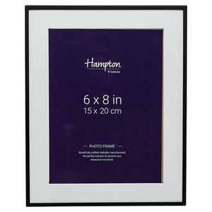 Hampton Frames Madrid Black Steel Photo Frame Various Sizes